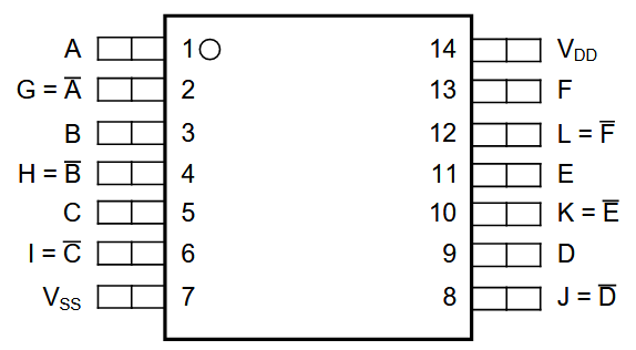 CD4069 العاكس المنطقي: Pinout ، المواصفات ، ودليل الدائرة